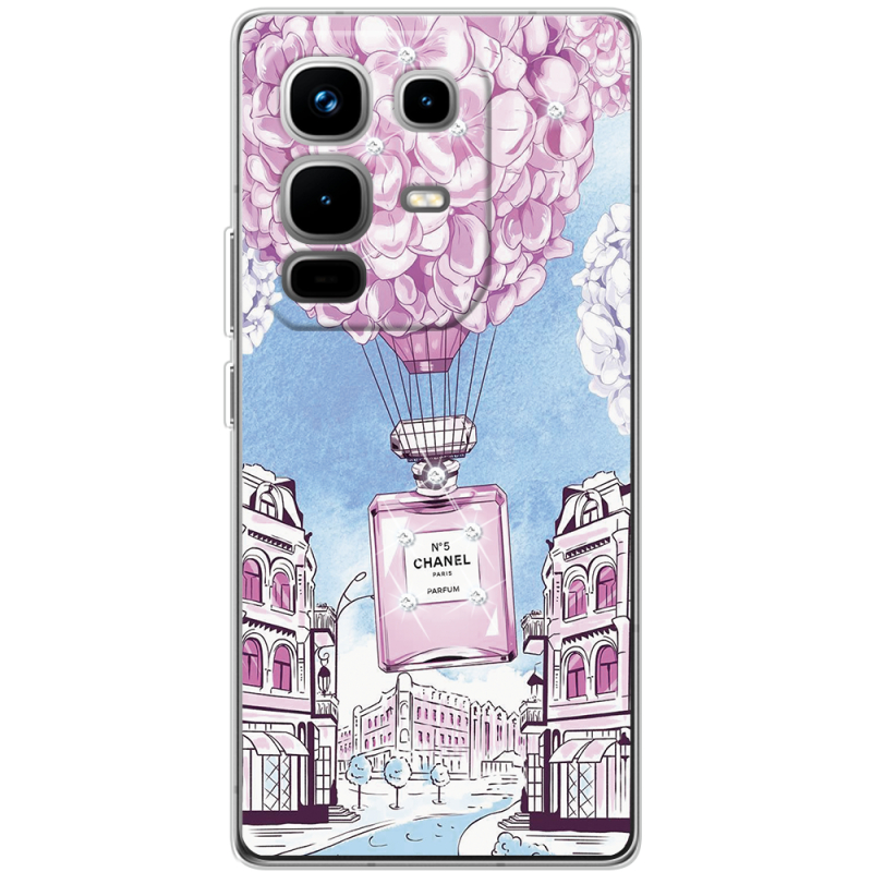 Чохол зі стразами Infinix Note 50 Pro Plus Perfume bottle