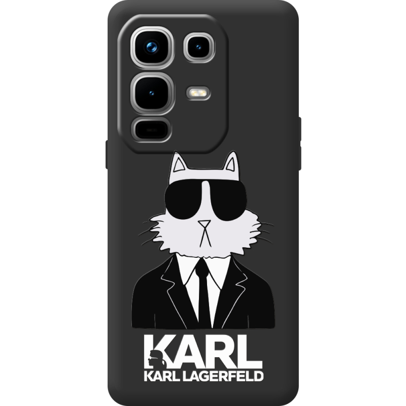 Чорний чохол BoxFace Infinix Note 50 Pro Plus Cat in Black