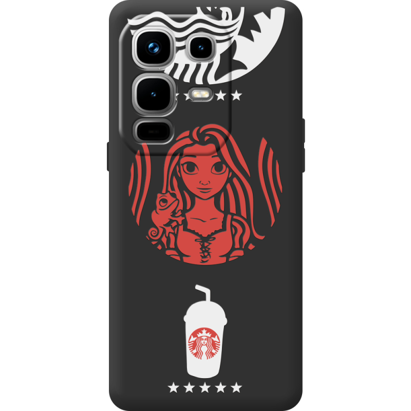 Чорний чохол BoxFace Infinix Note 50 Pro Plus RedWhite Coffee