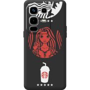 Чорний чохол BoxFace Infinix Note 50 Pro Plus RedWhite Coffee