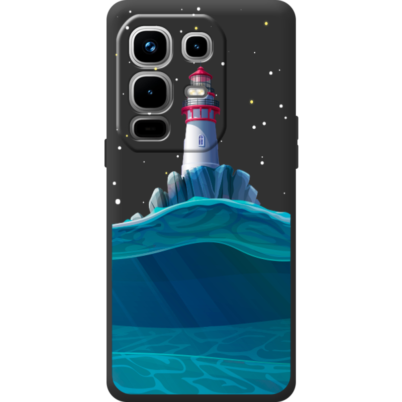 Чорний чохол BoxFace Infinix Note 50 Pro Plus Lighthouse