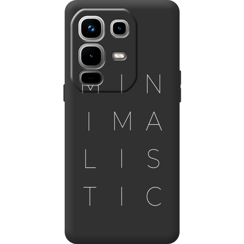 Чорний чохол BoxFace Infinix Note 50 Pro Plus Minimalistic