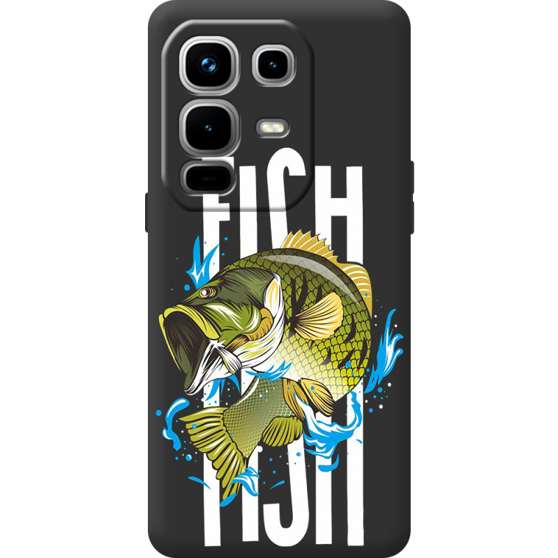 Чорний чохол BoxFace Infinix Note 50 Pro Plus Fish