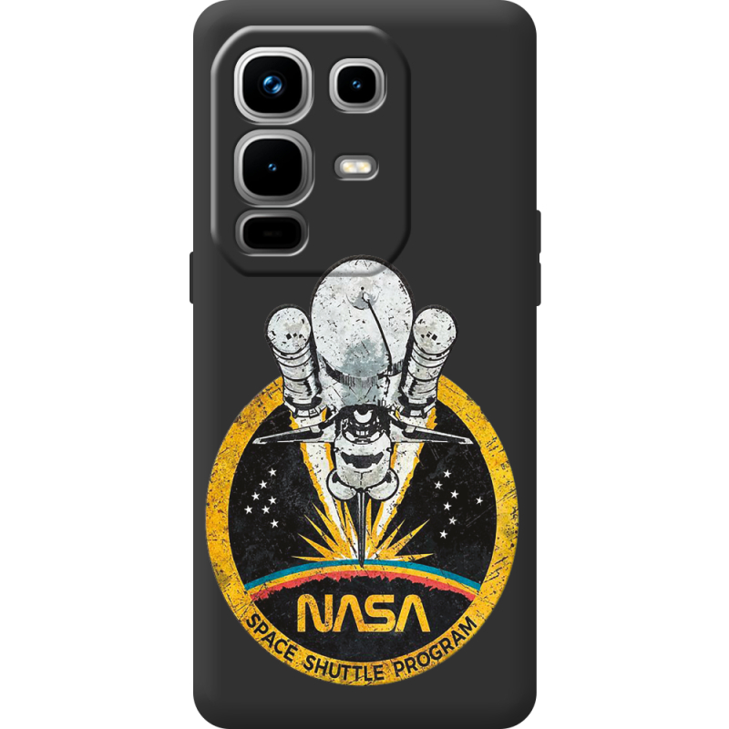 Чорний чохол BoxFace Infinix Note 50 Pro Plus NASA Spaceship