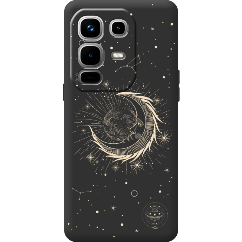 Чорний чохол BoxFace Infinix Note 50 Pro Plus Moon