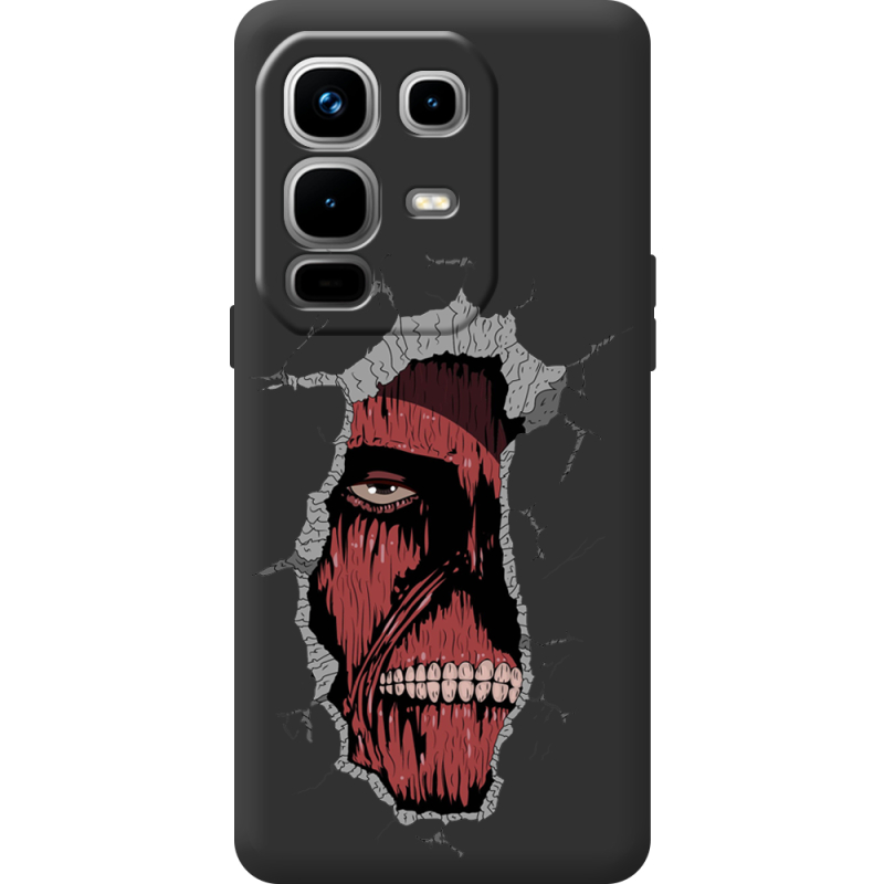 Чорний чохол BoxFace Infinix Note 50 Pro Plus Нападение на Титана