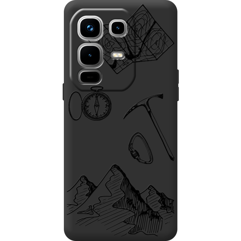 Чорний чохол BoxFace Infinix Note 50 Pro Plus Mountains