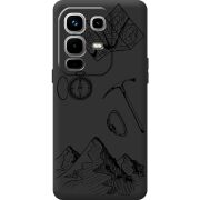 Чорний чохол BoxFace Infinix Note 50 Pro Plus Mountains