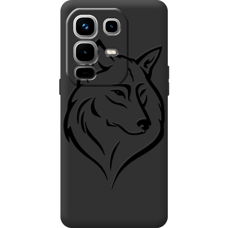 Чорний чохол BoxFace Infinix Note 50 Pro Plus Wolf