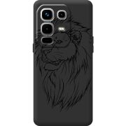 Чорний чохол BoxFace Infinix Note 50 Pro Plus Lion