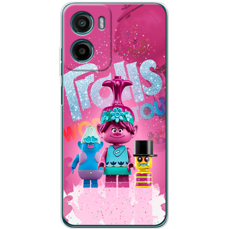 Чохол BoxFace Motorola Moto E15 Lego Trolls