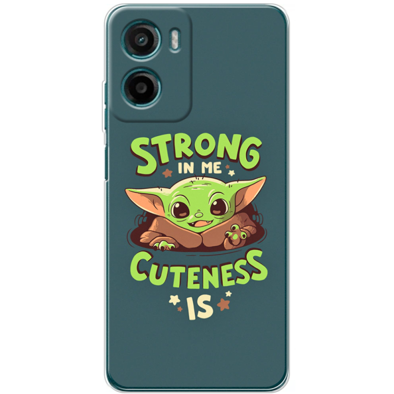 Чохол BoxFace Motorola Moto E15 Strong in me Cuteness is