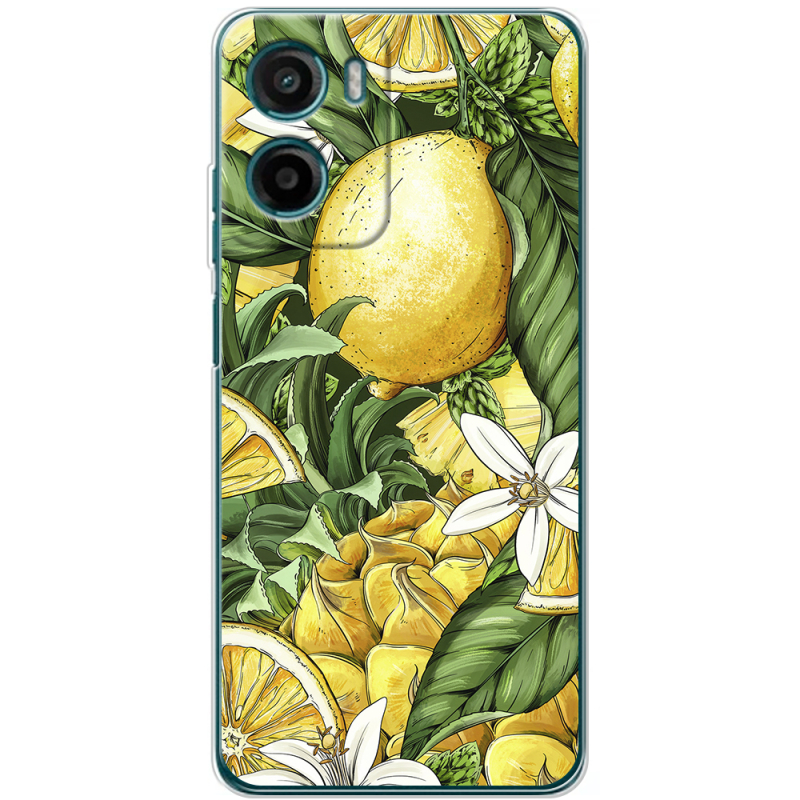Чохол BoxFace Motorola Moto E15 Lemon Pattern