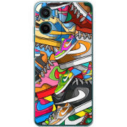 Чохол BoxFace Motorola Moto E15 Sneakers