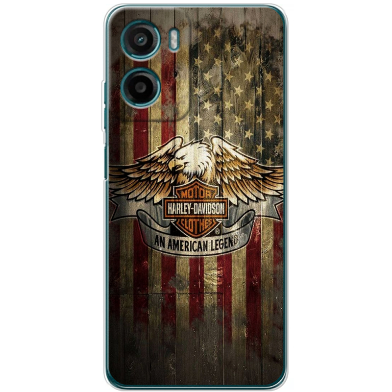 Чохол BoxFace Motorola Moto E15 Harley An American Legend