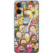 Чохол BoxFace Motorola Moto E15 Rick and Morty