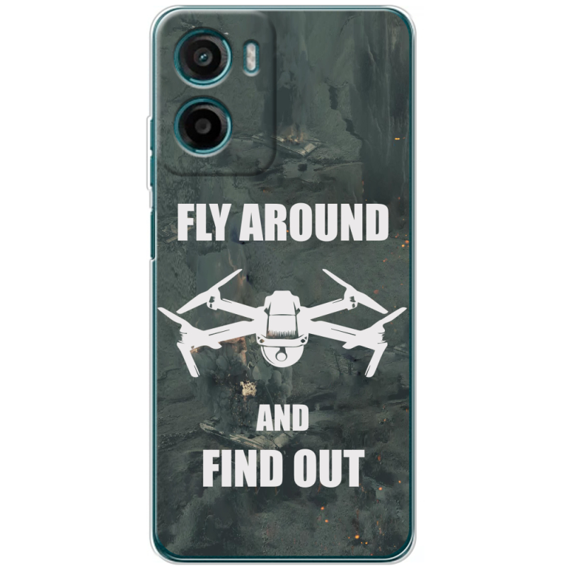 Чохол BoxFace Motorola Moto E15 Дрон Fly Around