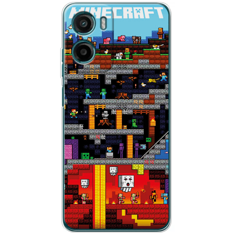 Чохол BoxFace Motorola Moto E15 Minecraft Lode Runner