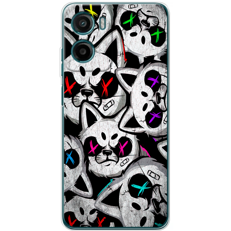 Чохол BoxFace Motorola Moto E15 Monster meow