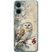 Чохол BoxFace Motorola Moto E15 Christmas Owl