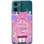 Прозорий чохол BoxFace Motorola Moto E15 Wiked Lady