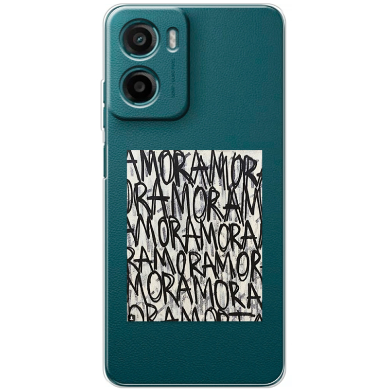 Прозорий чохол BoxFace Motorola Moto E15 Amor Amor