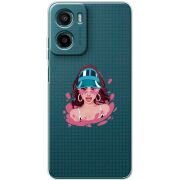 Прозорий чохол BoxFace Motorola Moto E15 Selena Gomez