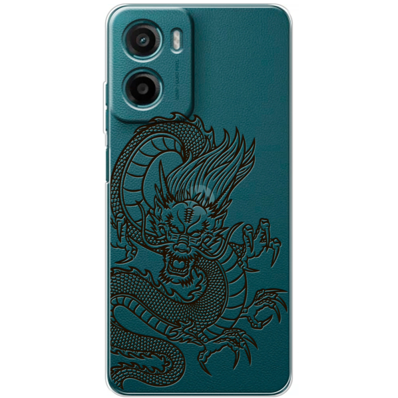 Прозорий чохол BoxFace Motorola Moto E15 Chinese Dragon