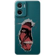 Прозорий чохол BoxFace Motorola Moto E15 Нападение Титана