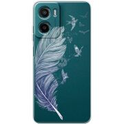 Прозорий чохол BoxFace Motorola Moto E15 Feather