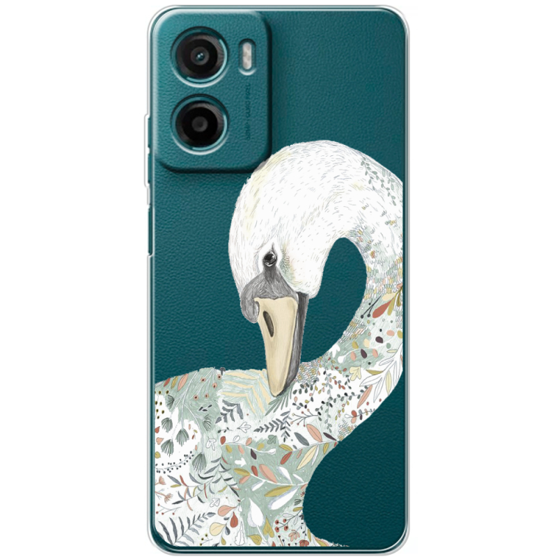 Прозорий чохол BoxFace Motorola Moto E15 Swan