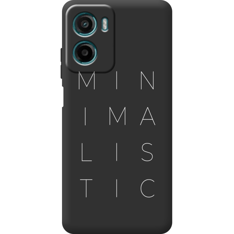 Чорний чохол BoxFace Motorola Moto E15 Minimalistic