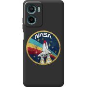 Чорний чохол BoxFace Motorola Moto E15 NASA