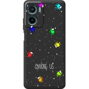 Чорний чохол BoxFace Motorola Moto E15 Among Us Invisible