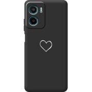 Чорний чохол BoxFace Motorola Moto E15 My Heart