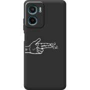 Чорний чохол BoxFace Motorola Moto E15 Pew Pew