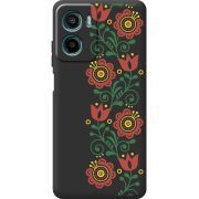 Чорний чохол BoxFace Motorola Moto E15 Ethno