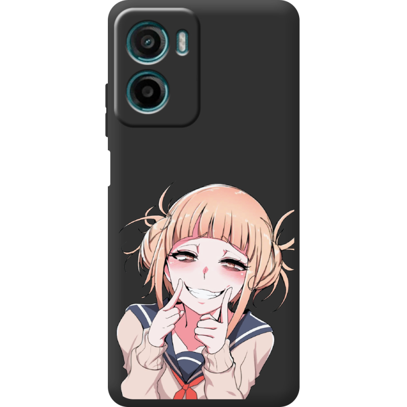 Чорний чохол BoxFace Motorola Moto E15 Himiko Toga Smile
