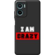 Чорний чохол BoxFace Motorola Moto E15 I'm Crazy