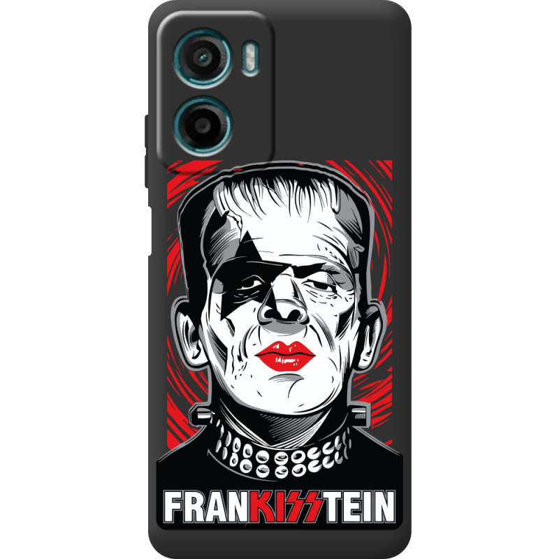 Чорний чохол BoxFace Motorola Moto E15 Frankisstein