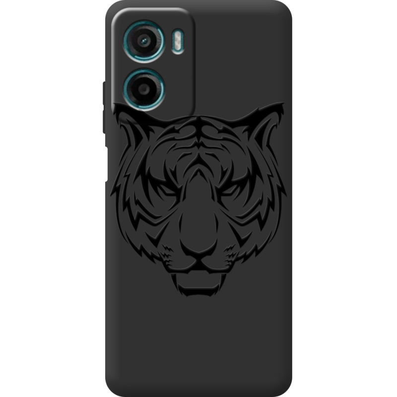 Чорний чохол BoxFace Motorola Moto E15 Tiger