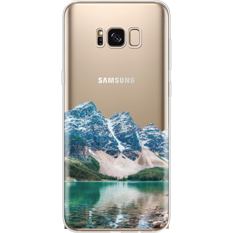 Прозрачный чехол Uprint Samsung G955 Galaxy S8 Plus Blue Mountain