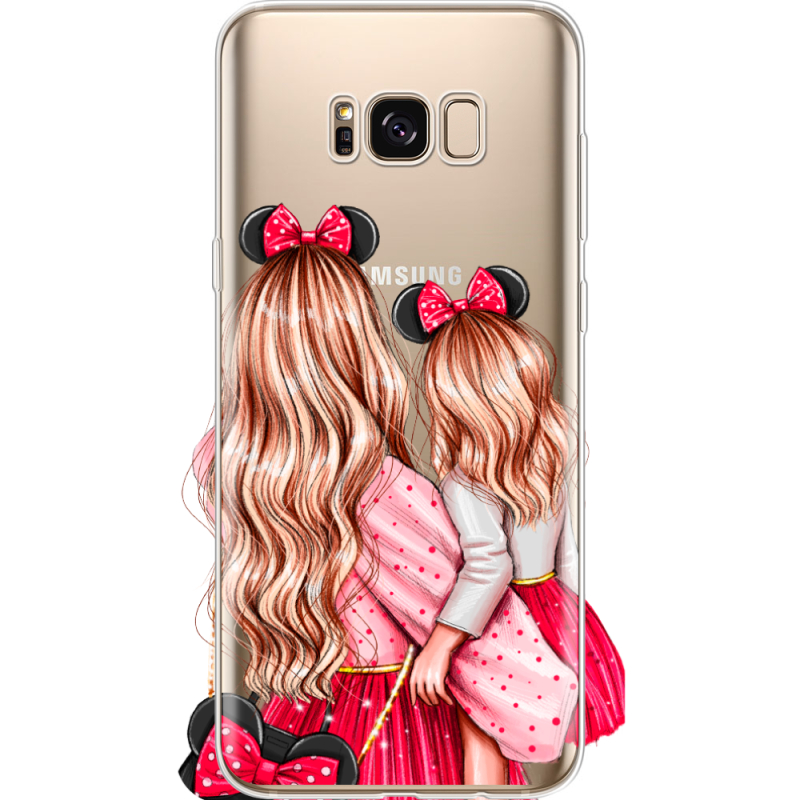Прозрачный чехол Uprint Samsung G955 Galaxy S8 Plus Mouse Girls