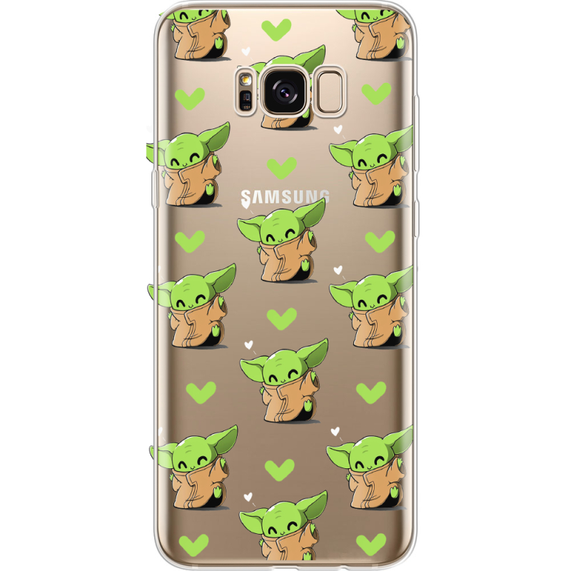 Прозрачный чехол Uprint Samsung G955 Galaxy S8 Plus Pattern Baby Yoda