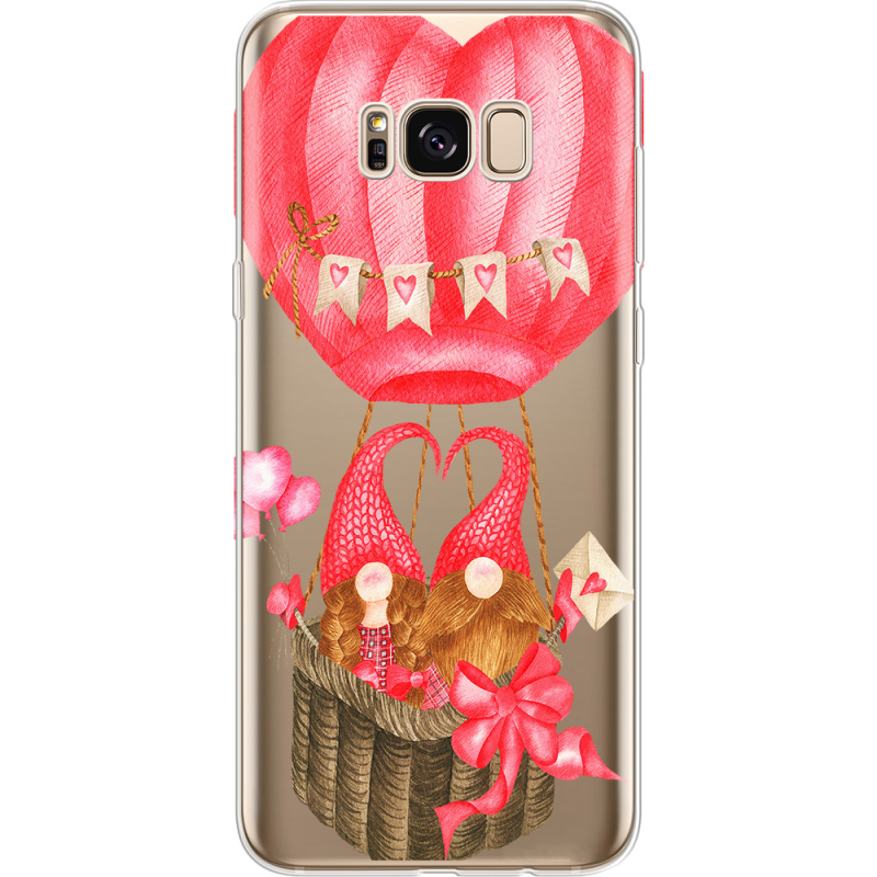 Прозрачный чехол Uprint Samsung G955 Galaxy S8 Plus Valentine Dwarfs