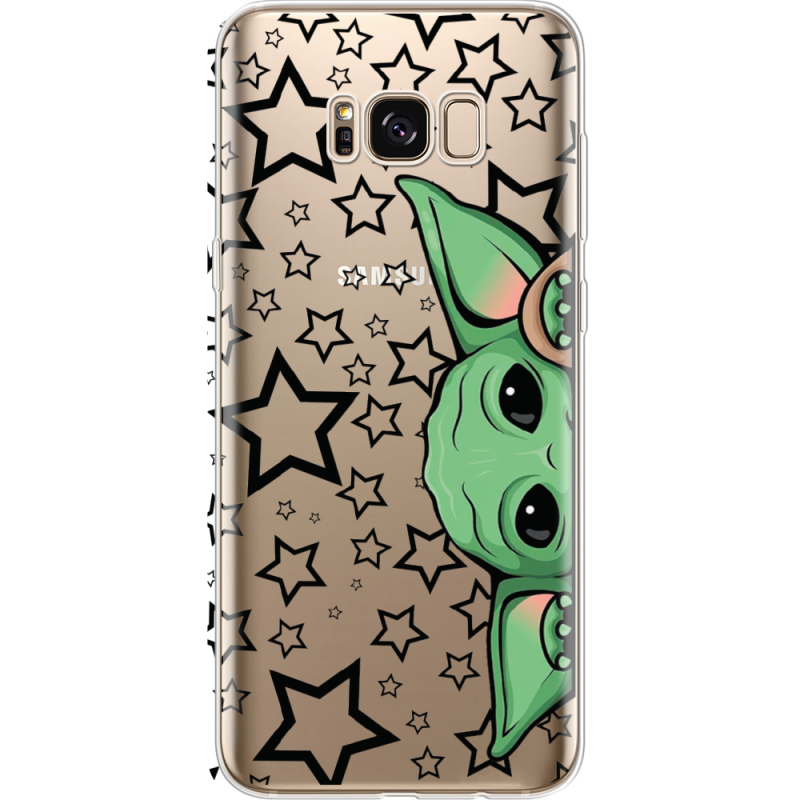 Прозрачный чехол Uprint Samsung G955 Galaxy S8 Plus Baby Yoda