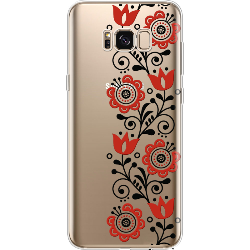 Прозрачный чехол Uprint Samsung G955 Galaxy S8 Plus Ethno Ornament
