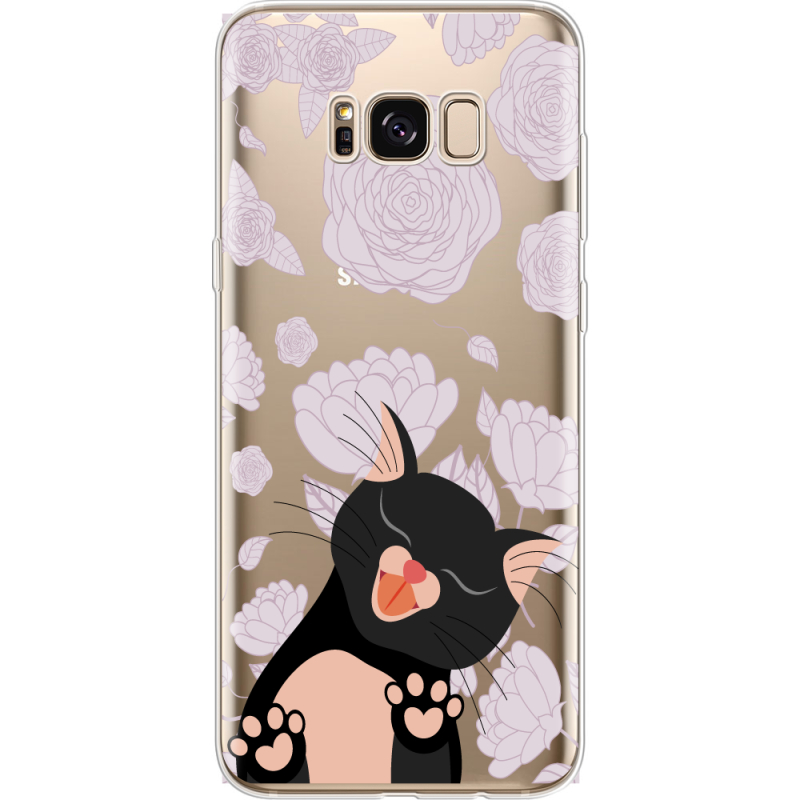Прозрачный чехол Uprint Samsung G955 Galaxy S8 Plus Meow
