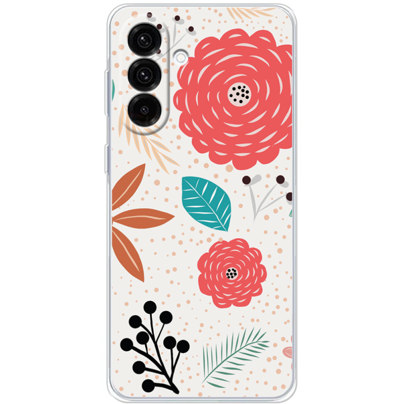 Чохол BoxFace Samsung Galaxy A17 (A175) Line Flowers