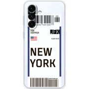 Прозорий чохол BoxFace Samsung Galaxy A17 (A176) Ticket New York